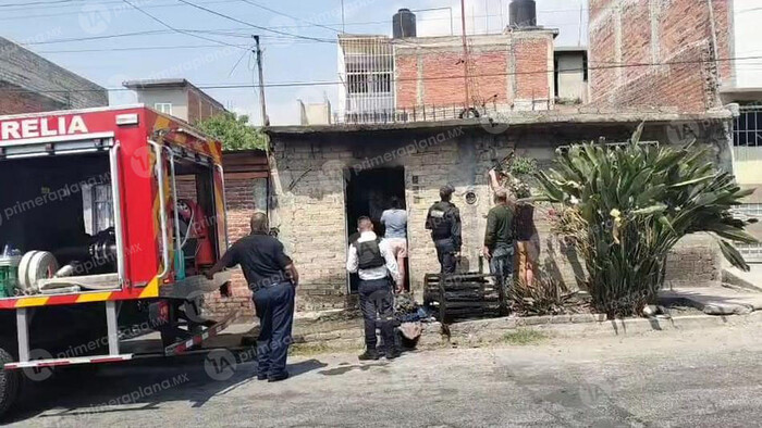 Incendio en la Felipe Carrillo Puerto deja un lomito intoxicado, en Morelia