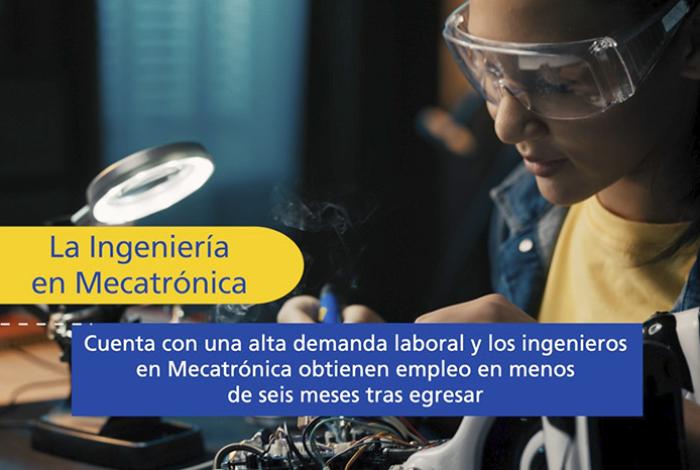 Ingeniería en Mecatrónica combina ciencia y tecnología para el desarrollo social