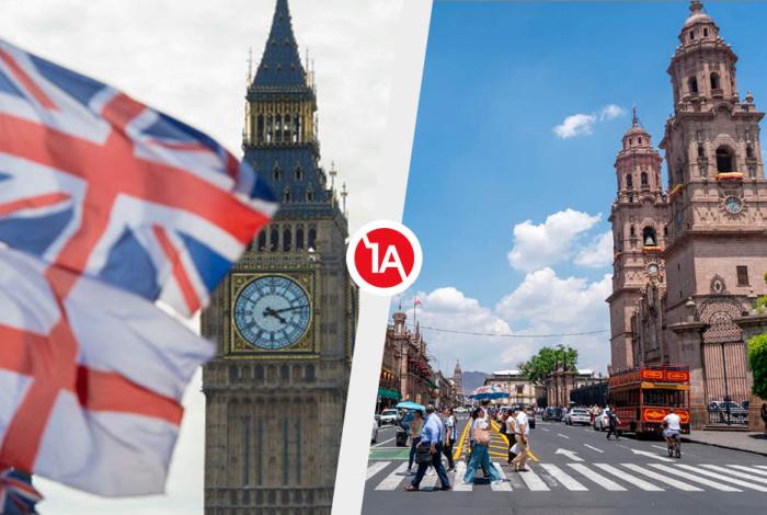 Inglaterra emite alerta de viaje a Michoacán; Morelia es la excepción