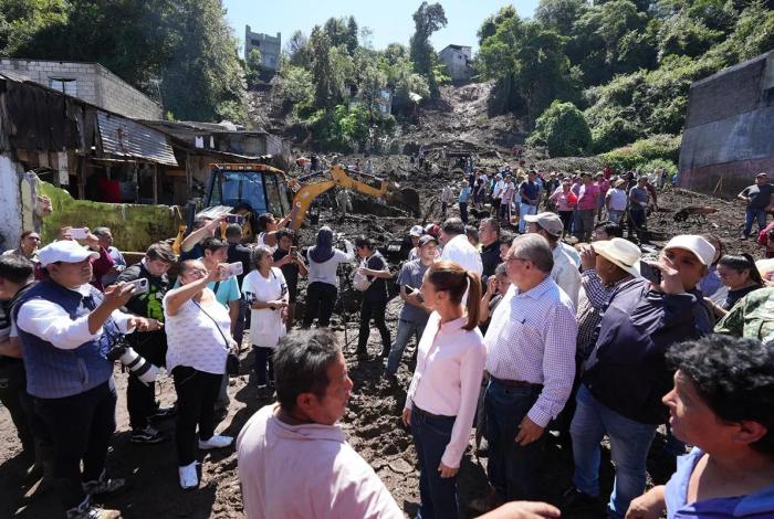 Inicia censo para damnificados por lluvias en México