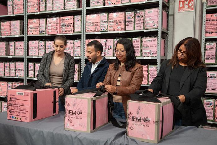 Inicia el IEM la destrucción de documentación electoral de comicios del Poder Judicial