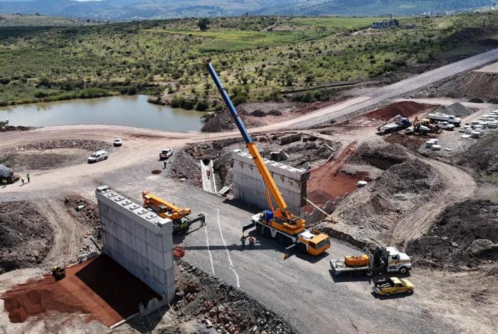 Inicia montaje de trabes en segmento 5 del segundo anillo periférico: Rogelio Zarazúa