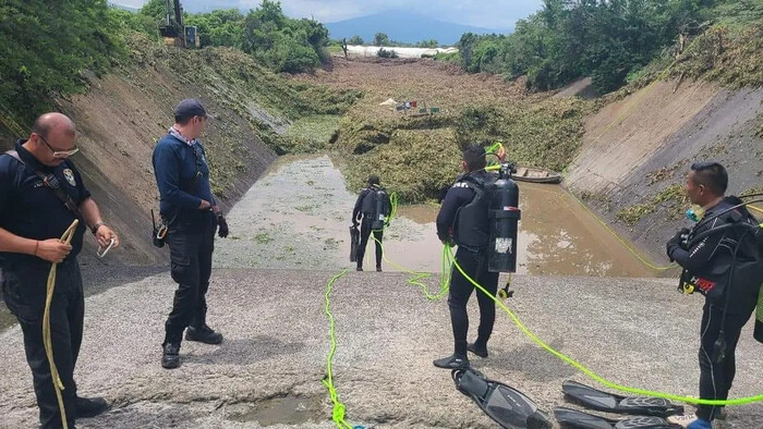 Intensa búsqueda de joven arrastrado en presa de Michoacán