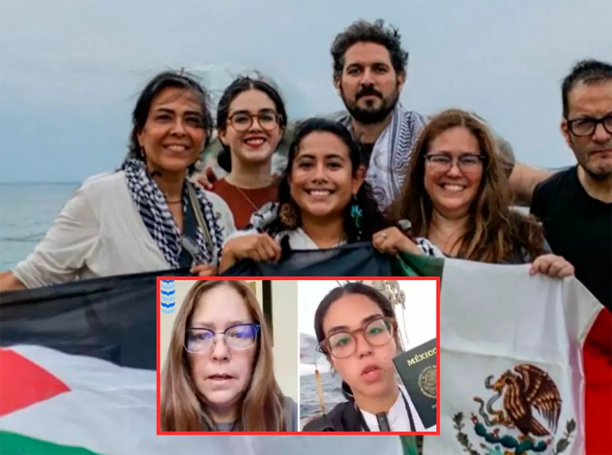 Interceptan flotilla rumbo a Gaza: activistas mexicanas piden ayuda al gobierno | VIDEO