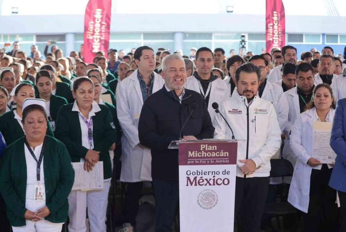 Inversión de 660 mdp del IMSS en Lázaro Cárdenas salda deuda histórica con miles de familias: Bedolla