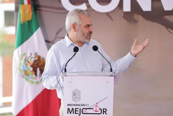 Inversión histórica en Michoacán sin contratar deuda: Bedolla