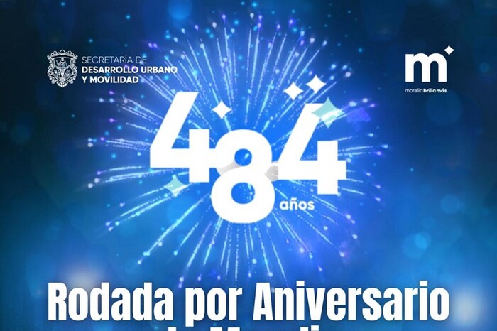 Invita Gobierno de Morelia a Gran rodada nocturna, el 14 de mayo