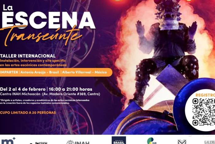 Invita SeCultura Morelia a taller internacional de artes escénicas ‘La Escena Transeúnte’