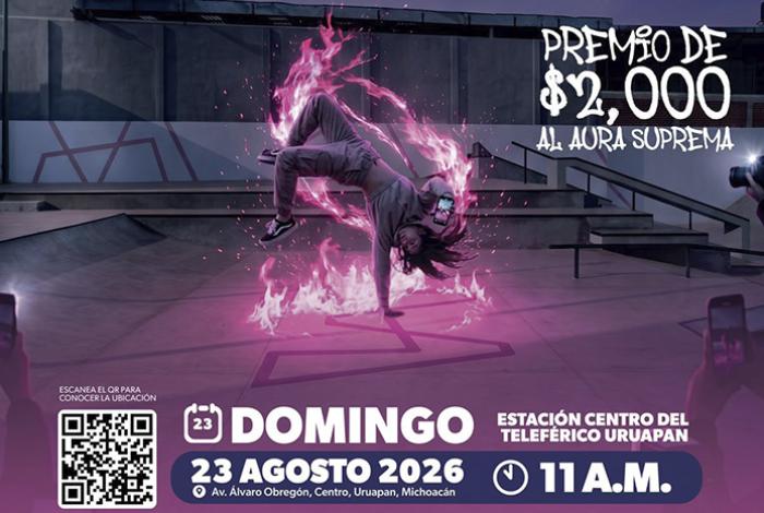 Invitan a la primera Batalla de Aura en el teleférico de Uruapan, con premio de 2 mil pesos