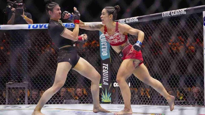 Irene Aldana sufre cortada en toda la cara en pelea de la UFC