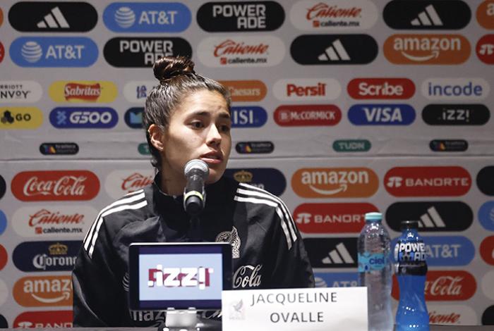 Jacqueline Ovalle dice que juego ante Brasil es un reto para medir crecimiento del Tri femenil