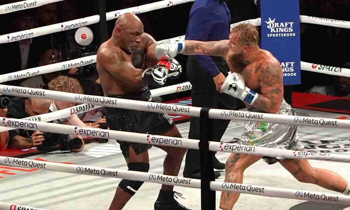 Jake Paul derrota a Mike Tyson en combate intergeneracional de peso pesado