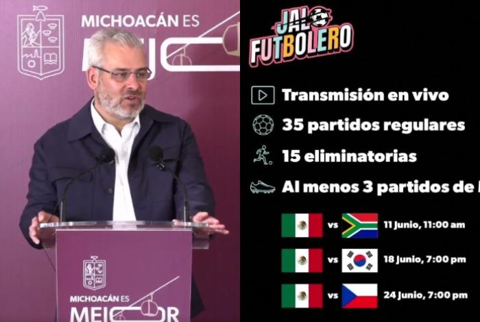Jalo Futbolero en Morelia: Transmitirán el  Mundial en Ceconexpo con gastronomía y juegos