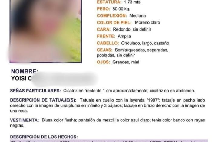 Joven hallada asesinada en Salvador Escalante tenía reporte de desaparición