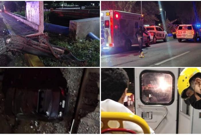 Joven sobrevive tras caer 30 metros con su auto en Morelia