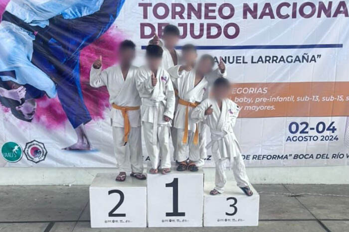 Judocas michoacanos logran 13 medallas en Campeonato Nacional de Judo en Veracruz