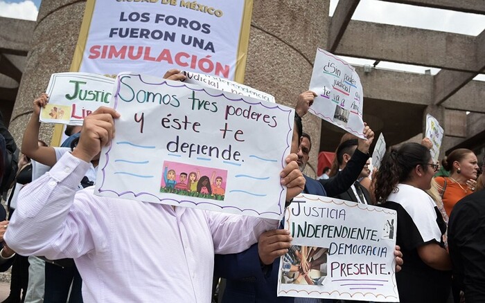 Jueces y magistrados amagan con paro nacional ante reforma judicial en discusión