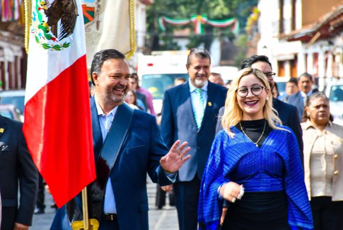 Julio Arreola da inicio a las Fiestas Patrias 2026 en Pátzcuaro