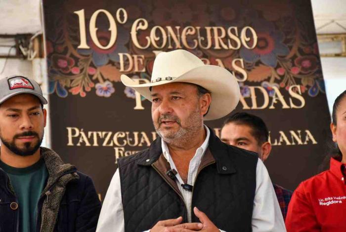 Julio Arreola impulsa el 10° Concurso de Lacas Perfiladas en Pátzcuaro