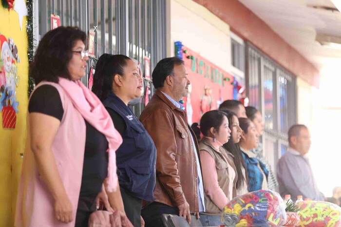 Julio Arreola Inaugura Mejoras en Infraestructura Escolar en Ajuno Gracias al Programa «La Escuela es Nuestra»