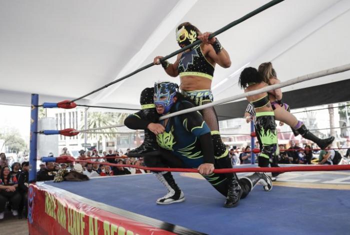 La lucha libre se une a la pelea por el cuidado del agua en la Ciudad de México