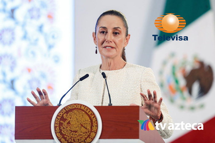 La presidenta de México pide a Televisa y Tv Azteca explicar sus escándalos de corrupción