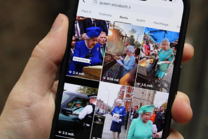 La reina Isabel II resurge como meme viral en redes sociales con vídeos generados por IA