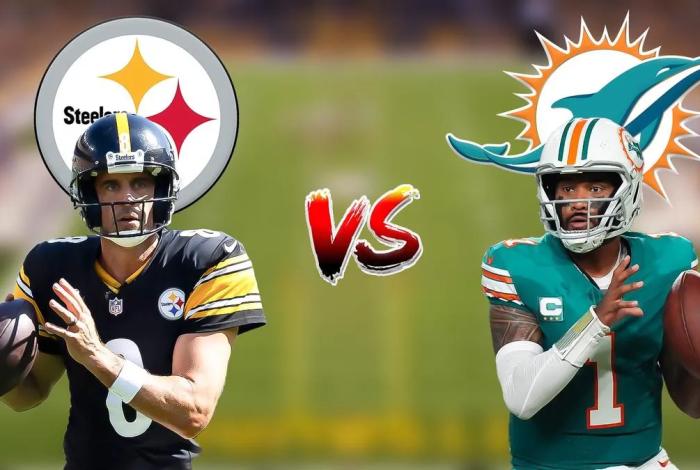 La Semana 15 de la NFL concluye con el Monday Night Football entre Miami Dolphins que visita a los Pittsburgh Steelers