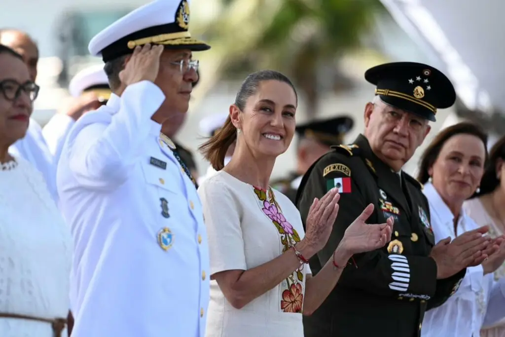 La soberanía se conquista, se protege y se defiende día tras día: Presidenta Claudia Sheinbaum en el 204 Aniversario de la Armada de México