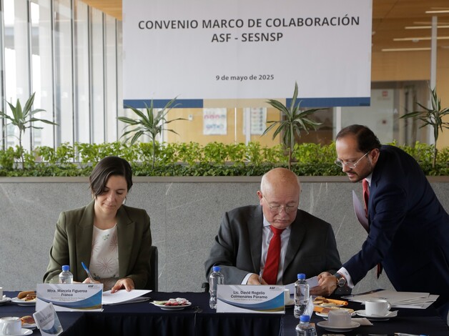 LA SSPC Y LA AUDITORÍA SUPERIOR DE LA FEDERACIÓN SUMAN ESFUERZOS PARA VIGILAR LOS RECURSOS DESTINADOS A LA SEGURIDAD PÚBLICA