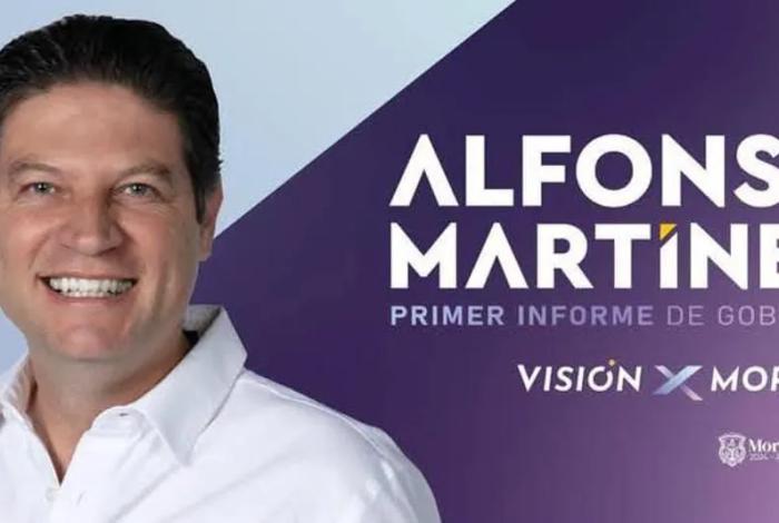 Lanza Alfonso Martínez campaña para promover su imagen por informe de gobierno
