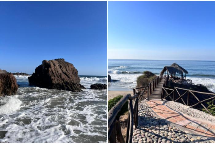 Las Peñas, una playa paradisíaca en Michoacán que te espera esta Semana Santa con espectaculares formas rocosas
