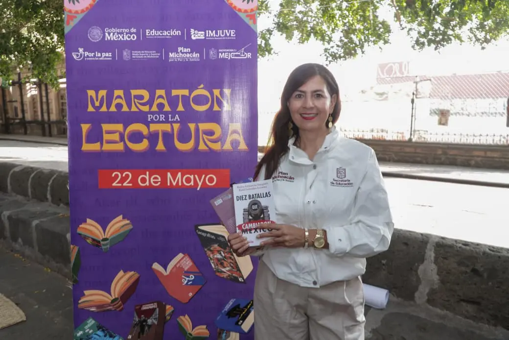 Lectura y deporte fortalecen escuelas como espacios de paz: Gabriela Molina