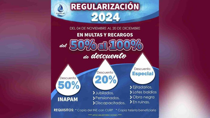 Llaman a Aprovechar Campaña de Regularización 2024 de Capalac