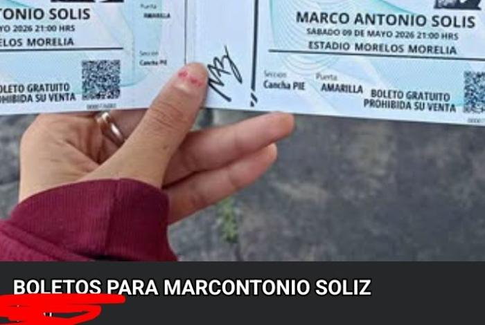 Llaman a no caer en reventa de boletos para concierto de El Buki