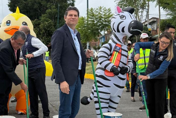 Llega a Morelia el comando vial: Frida Canina, Pato Peatón y Cebra Lisa