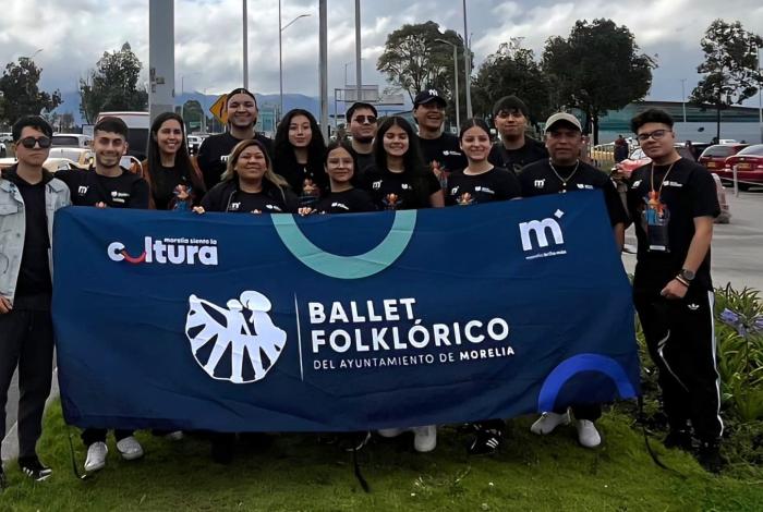 Llega Ballet Folklórico del Ayuntamiento de Morelia a Ibagué, Colombia