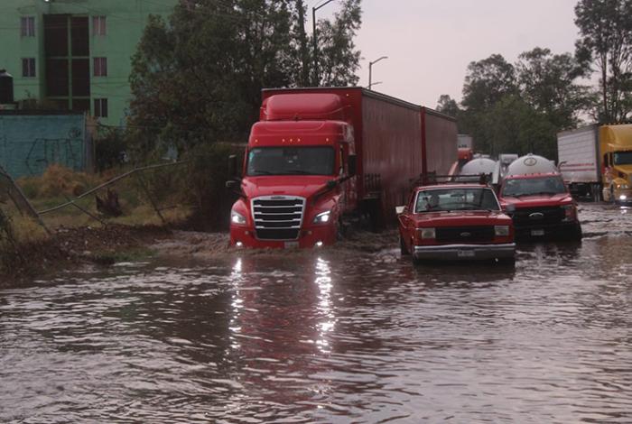 Lluvia causa encharcamientos y caída de árboles en Morelia