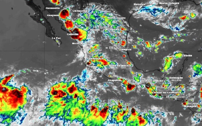 Lluvias intensas afectarán México. ¿Dónde lloverá más en los próximos días?