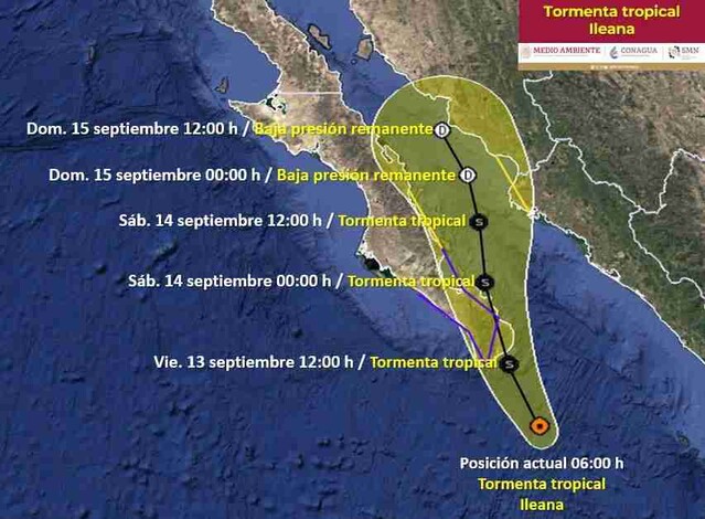 Lluvias intensas en Michoacán por onda tropical Ileana