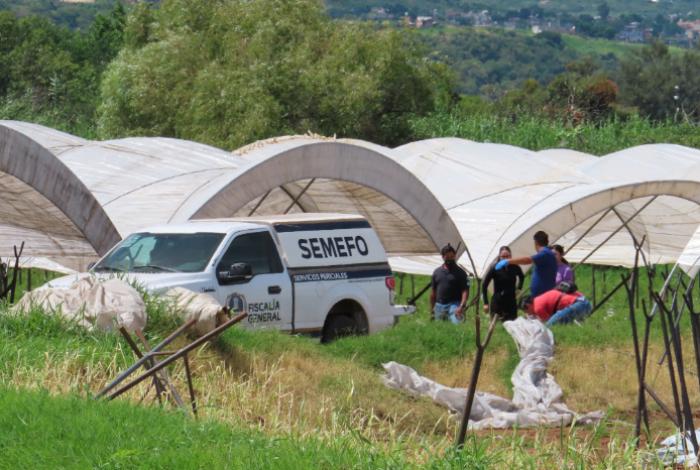 Localizan a pareja ejecutada en zona agrícola de Jacona
