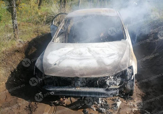 Localizan dos cuerpos calcinados dentro de un vehículo en Uruapan