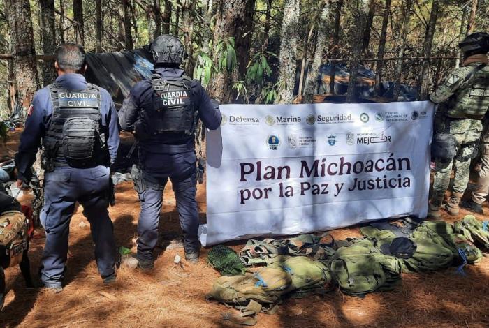 Localizan e inhabilitan campamento clandestino en Queréndaro: SSP
