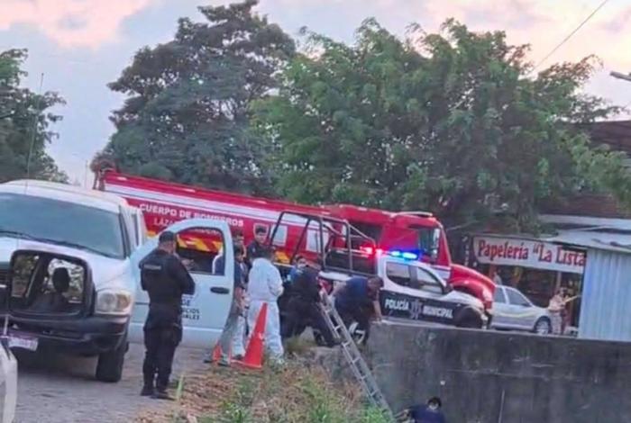 Localizan putrefacto en canal de aguas negras, en Las Guacamayas