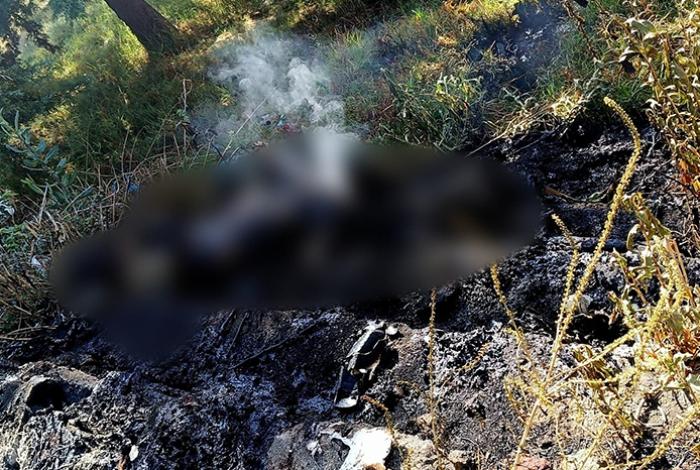 Localizan tres cuerpos calcinados en Ucareo: una mujer y dos hombres