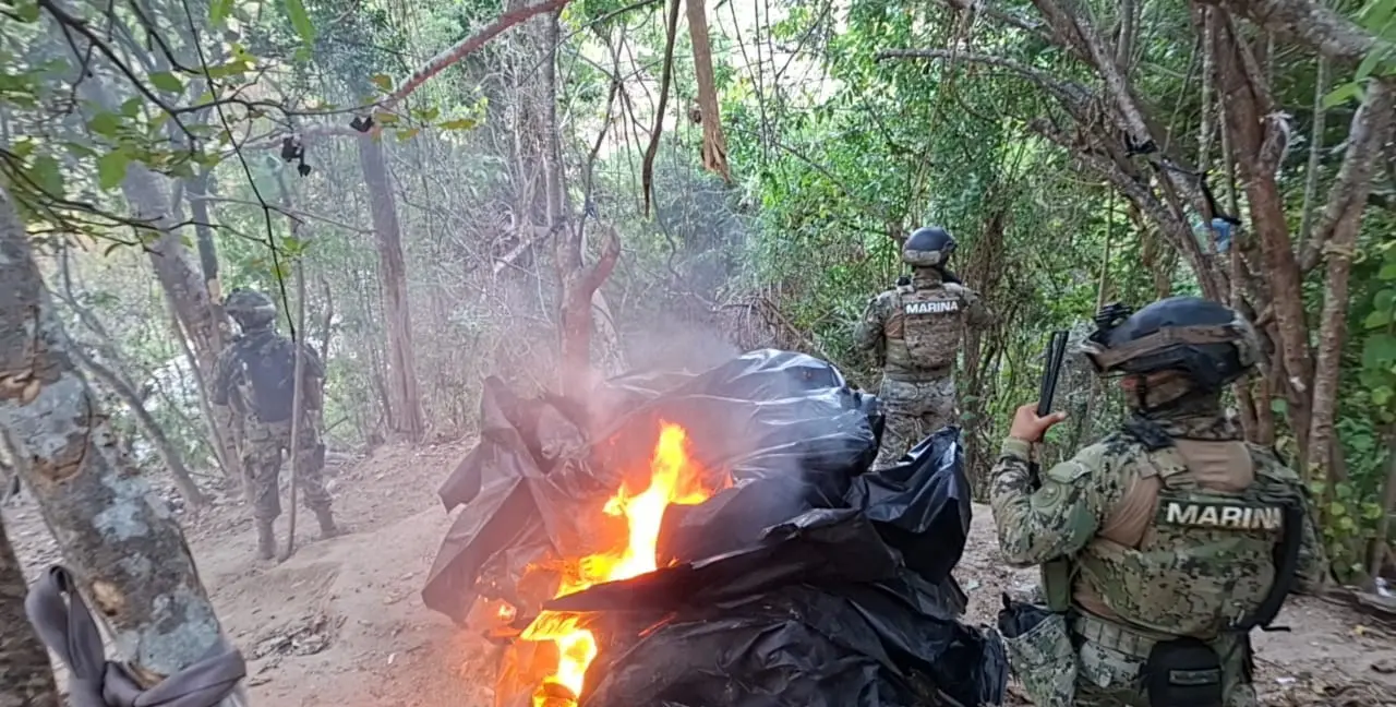 Localizan un narco campamento en zona serrana