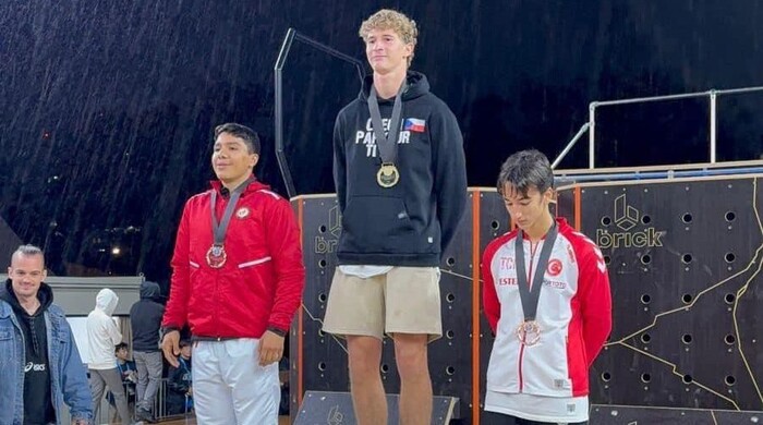 Logra Felipe Macedo medalla de plata en Campeonato Mundial de Parkour Japón 2024