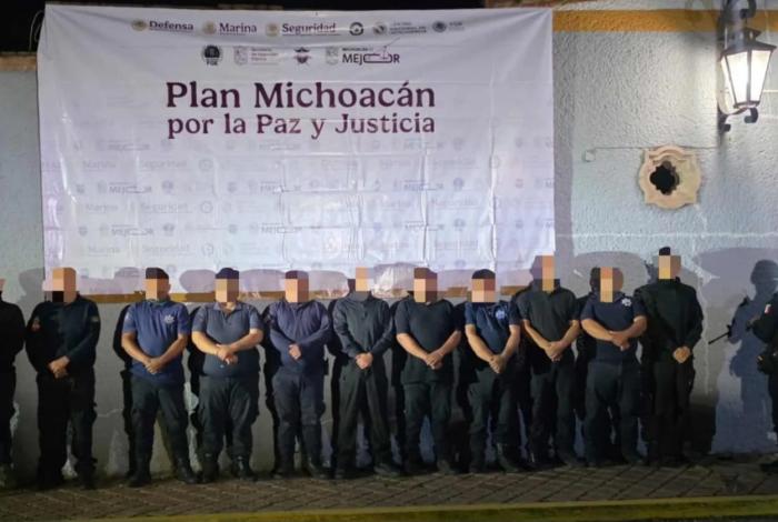 Los 11 policías de Ecuandureo detenidos, seguirán su proceso en libertad