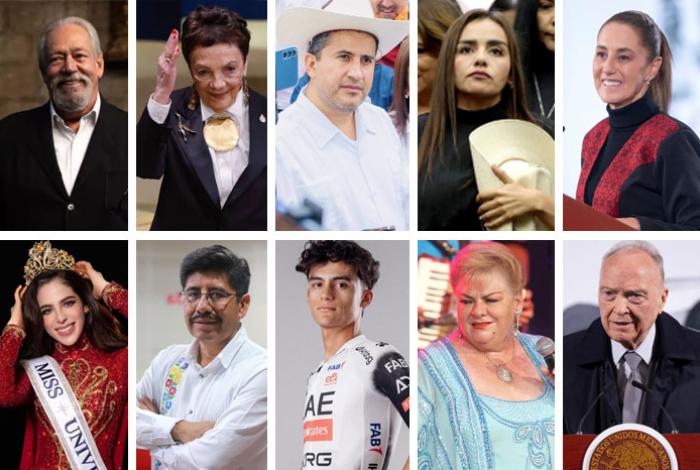 Los diez protagonistas de México en 2025, desde Sheinbaum, Fátima Bosch, hasta Grecia Quiroz y Carlos Manzo