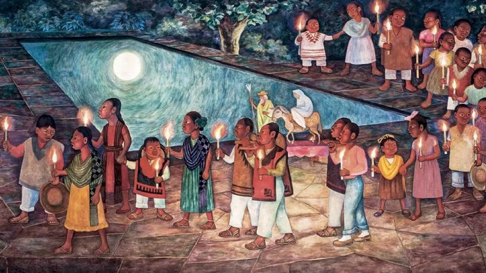 ‘Los niños pidiendo posada’: Un mural de Diego Rivera sobre la infancia y la cultura